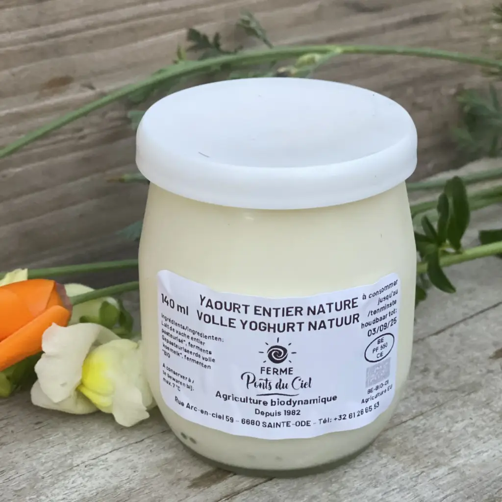 Yaourt entier nature 140ml