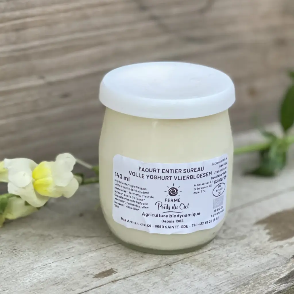 Yaourt entier sureau 140 ml