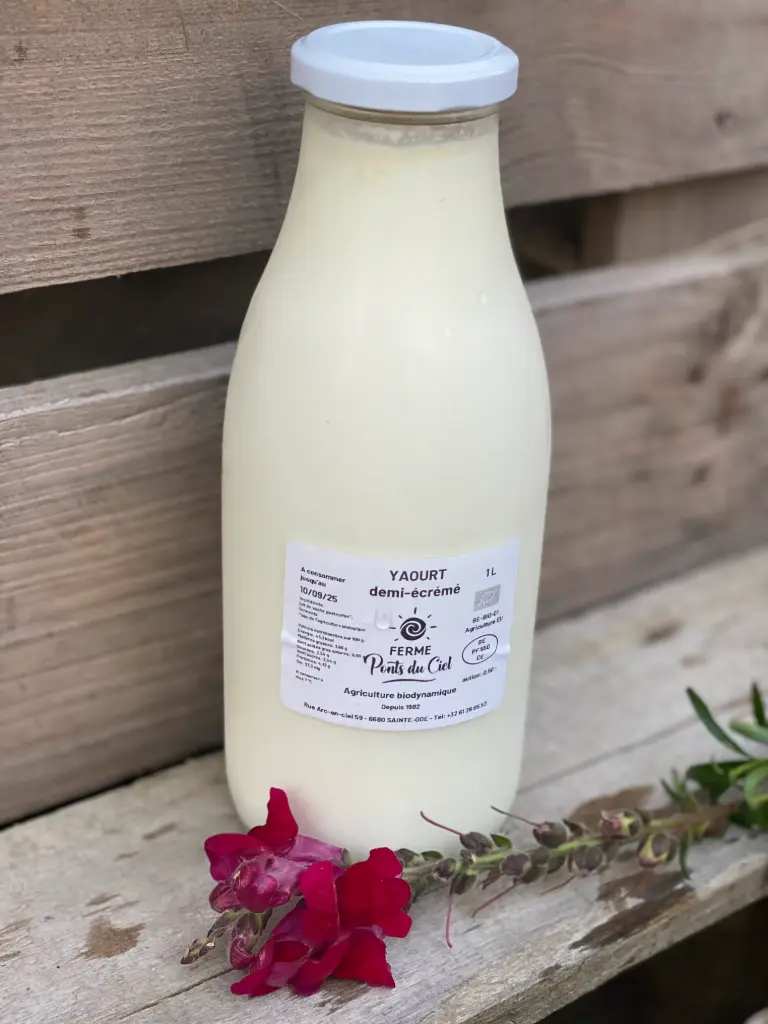 Yaourt demi-écrémé 1L