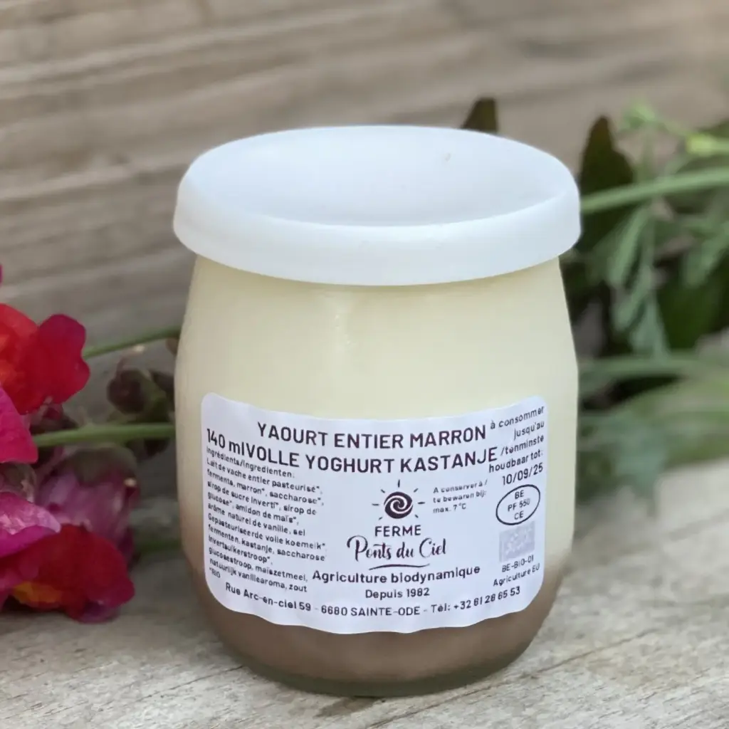 Yaourt entier marron 140 ml
