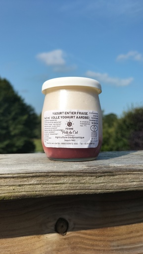 Yaourt entier fraise 140 ml